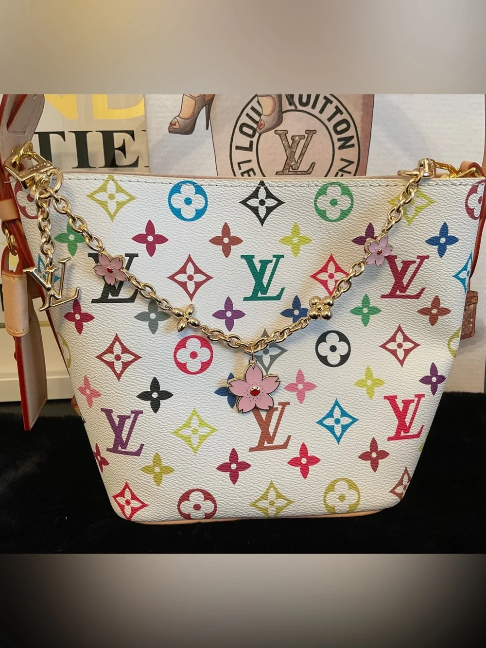 Floral Blossom Bag Chain